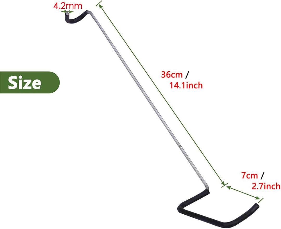Astspreizer Für Baumäste - 10-Fach Zweigbiegewerkzeug,Mit Schutzmanschette & Biegehilfe 36 cm für Ga