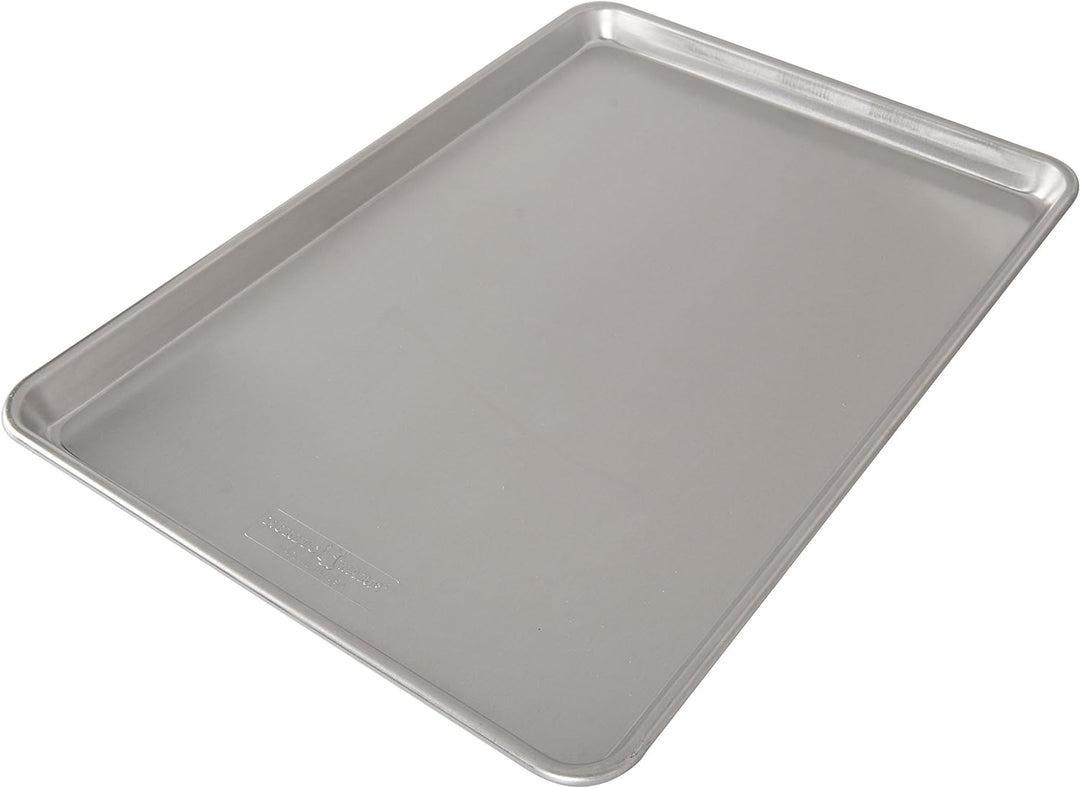 Nordic Ware 44600AMZ Baker's Big Sheet, Aluminium, Silber Grosses Bettlaken, Grosses Bettlaken