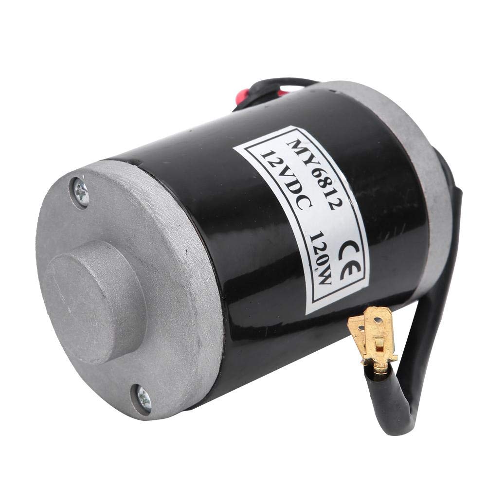 BOROCO Getriebemotor 12V,Elektrischer Fahrrad Dauermagnet DC Getriebemotor 120 W MY6812,Kleiner Elek