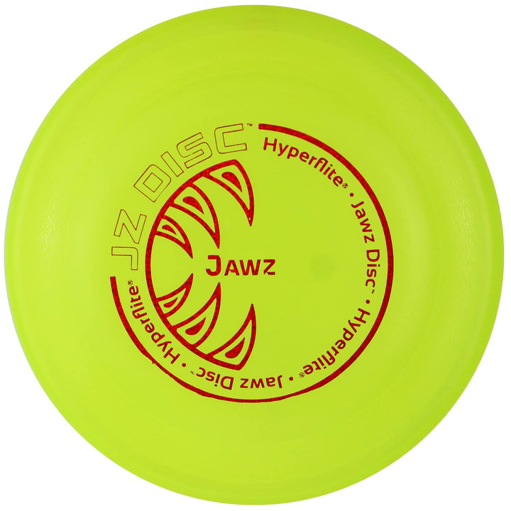 Hyperflite K10 Jawz bissfeste Hunde Frisbee GELB mit X-Flash Anti Glanz gegen Sonnenblitze, Gelb