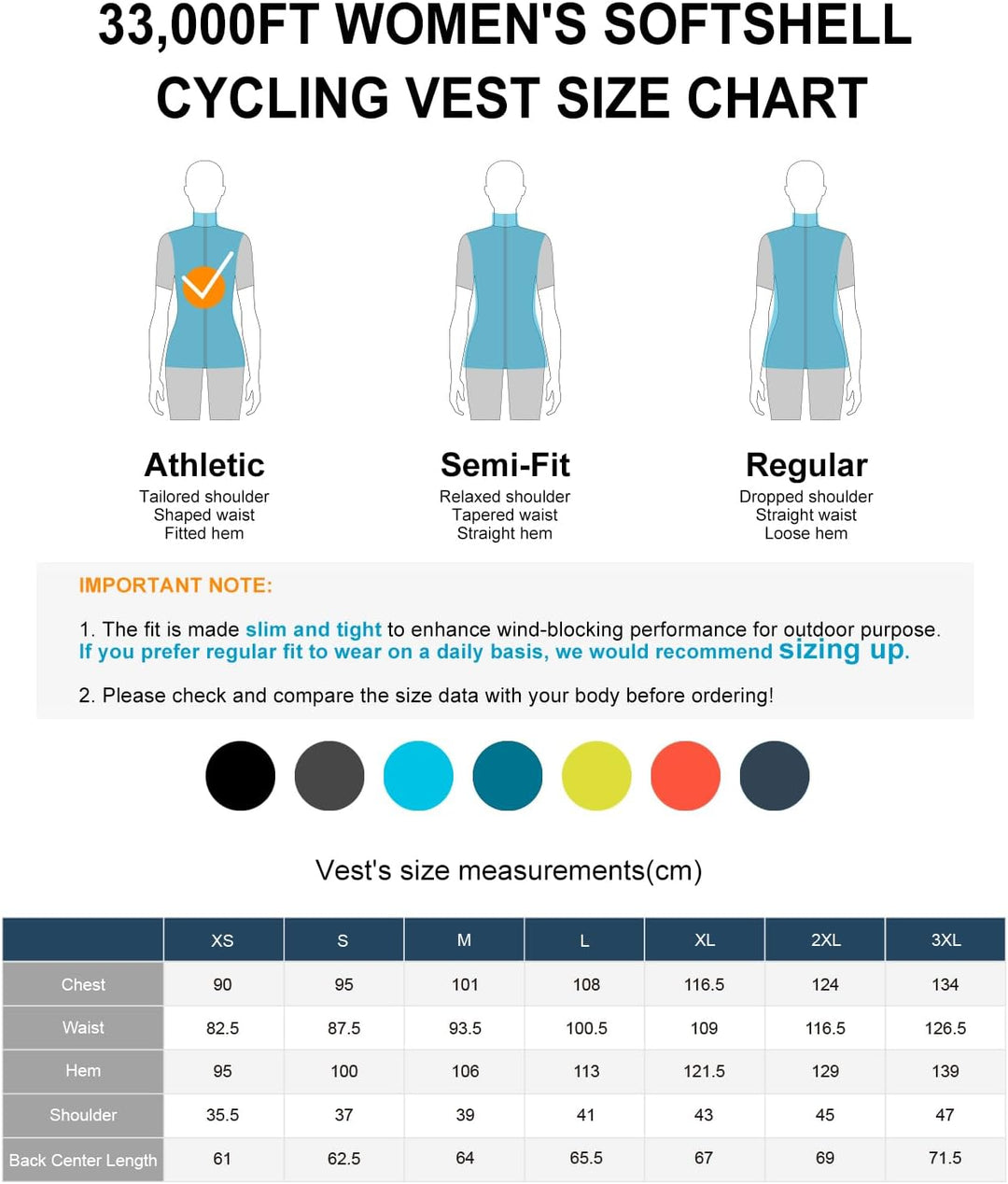 33,000ft Damen Leichte Laufweste Outdoor Softshell Weste Frau Ärmellose Jacke Winddichte Wasserdicht