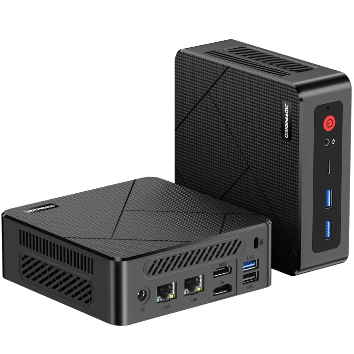 N1 Lite Mini PC, mit AMD Ryzen 7 5700U(bis zu 4,3GHz) Mini Gaming PC, 16GB RAM 512GB SSD Desktop PC,