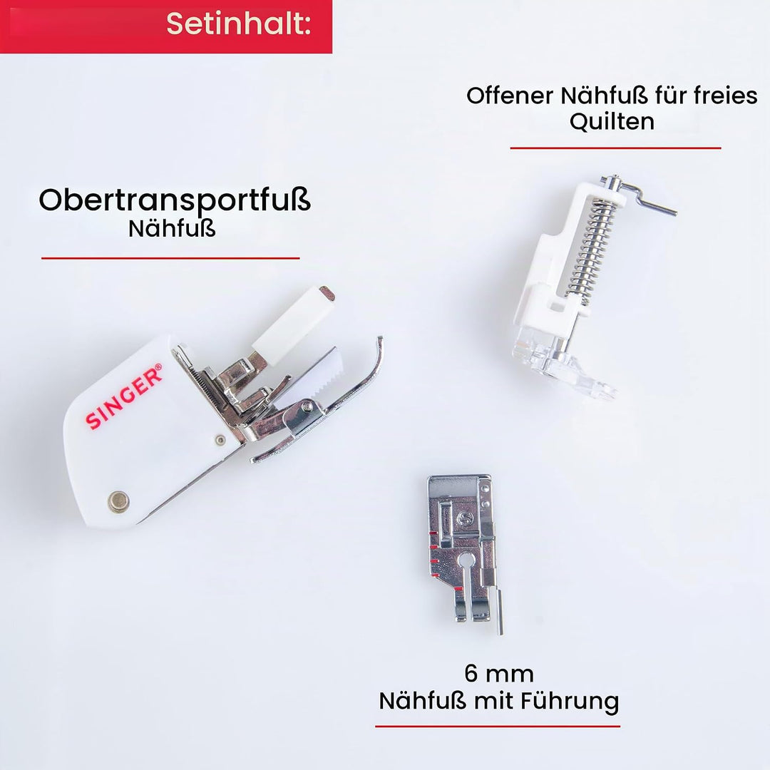 Quilt-Nähfuss-Set, Silber, Nähfuss-Set