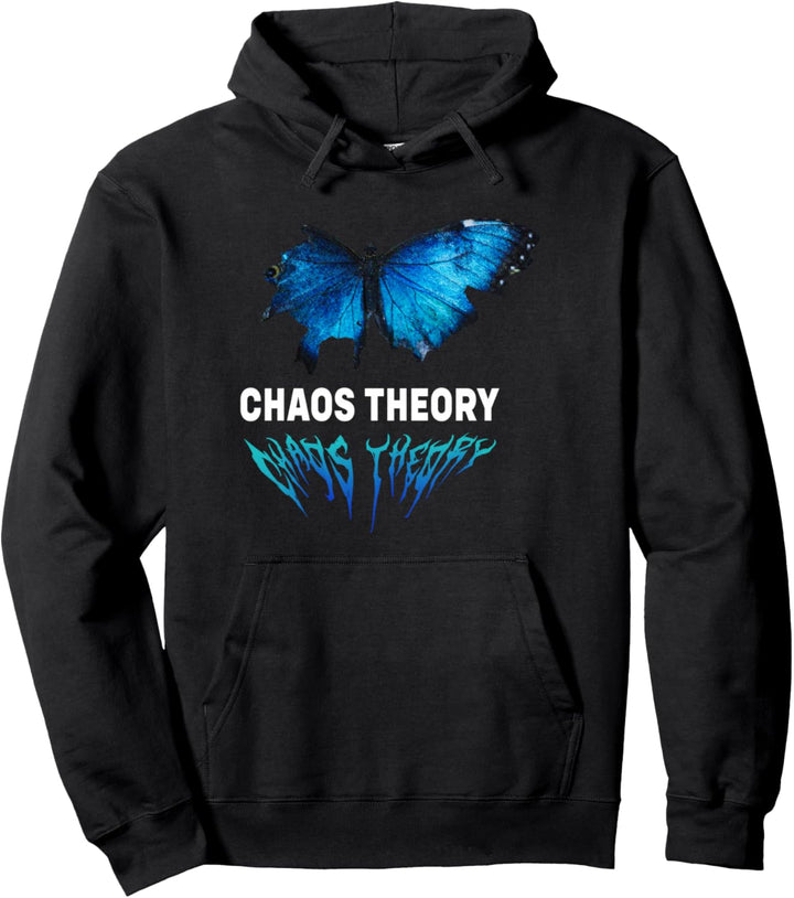 Chaos Theory Schmetterling - Sad Aesthetic Edgy Streetwear Pullover Hoodie