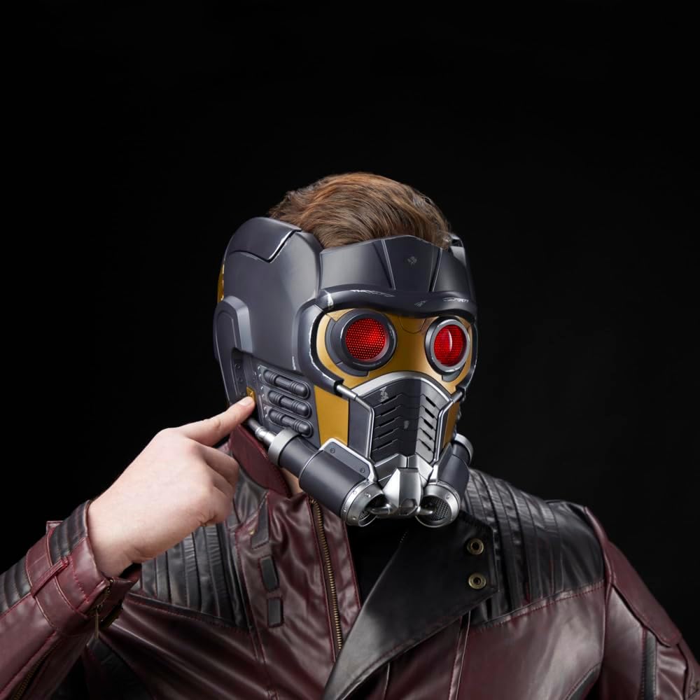 Marvel Legends Series elektronischer Star-Lord Premium Helm mit Licht und Sound, Rollenspielartikel