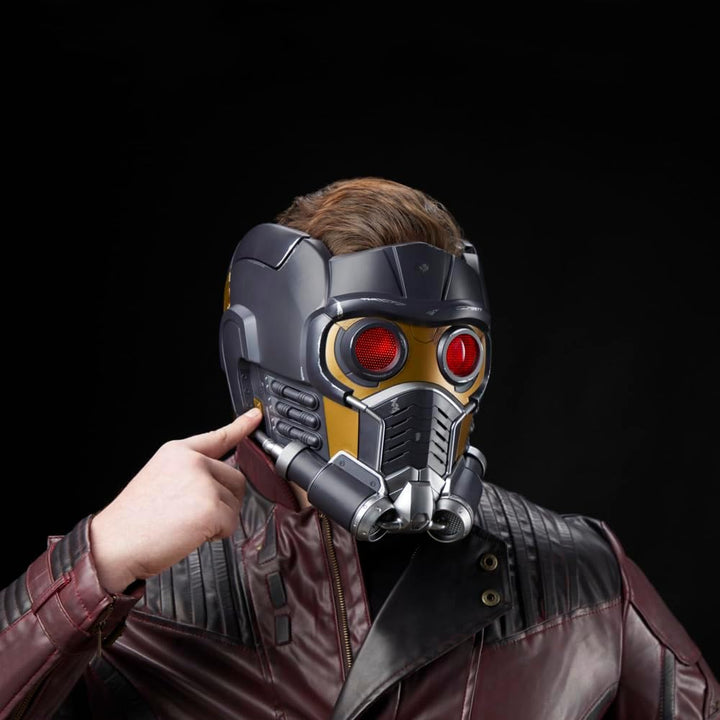 Marvel Legends Series elektronischer Star-Lord Premium Helm mit Licht und Sound, Rollenspielartikel