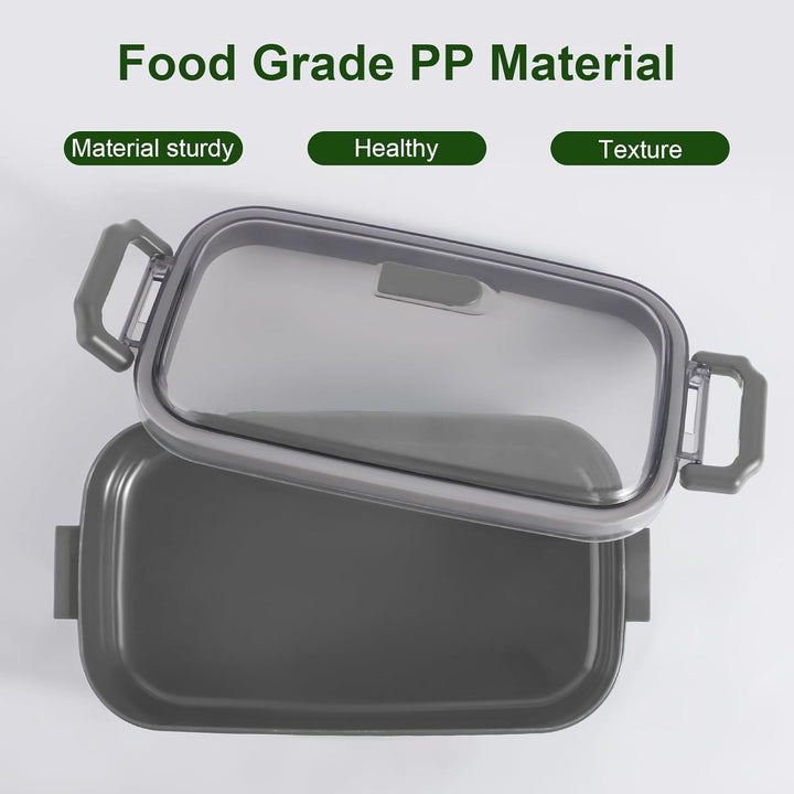 Lunchbox,Bento Box für Erwachsene Kinder,Brotdose Kinder mit Fächern,3-lagige Auslaufsichere Bento L