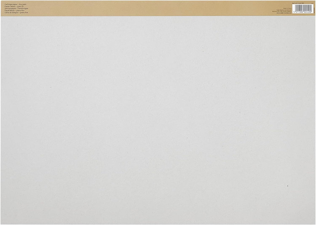 Fine Grain 437034200 Zeichenblock Feinkörnig A2 160g 30 Blatt, Papier, Weisses Zeichenpapier
