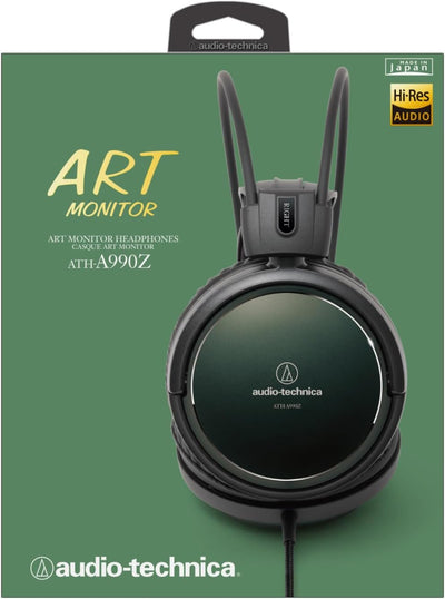 Audio-Technica A990Z Geschlossener Hi-Fi-Kopfhörer Dunkelgrün Metallic Gehalten Geschlossener HiFi-K