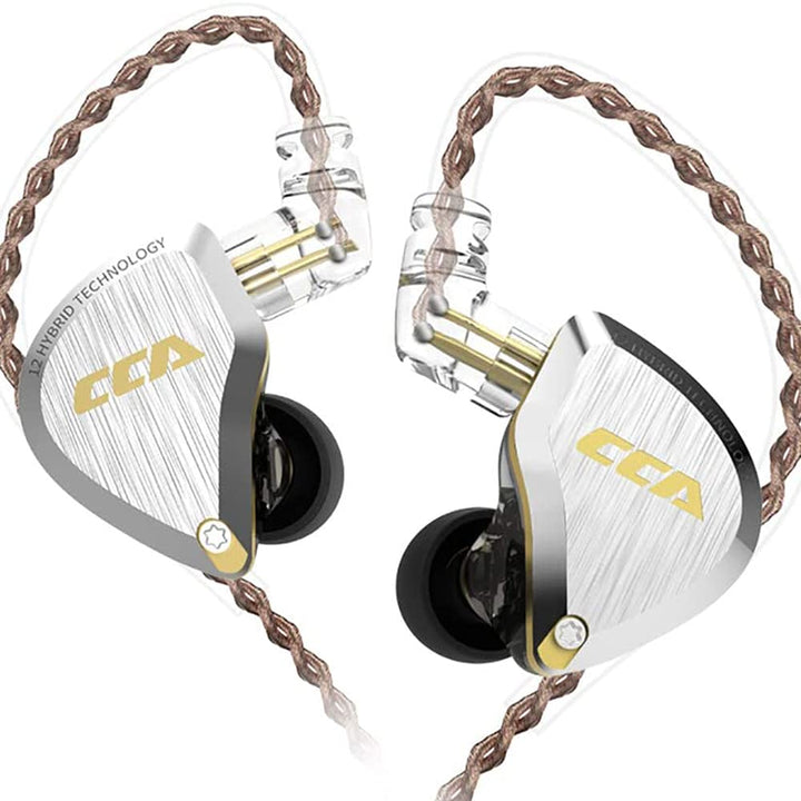 CCA C12 5BA 1DD Stereo Bass Kopfhörer In Ear Kopfhörer mit Kabel Noise Cancelling Sport Earbuds Head