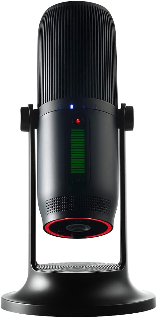 Thronmax Mdrill One (M2) Kondensator Mikrofon (Schwarz) für professionelle HD Aufnahmen (48kHz) in S