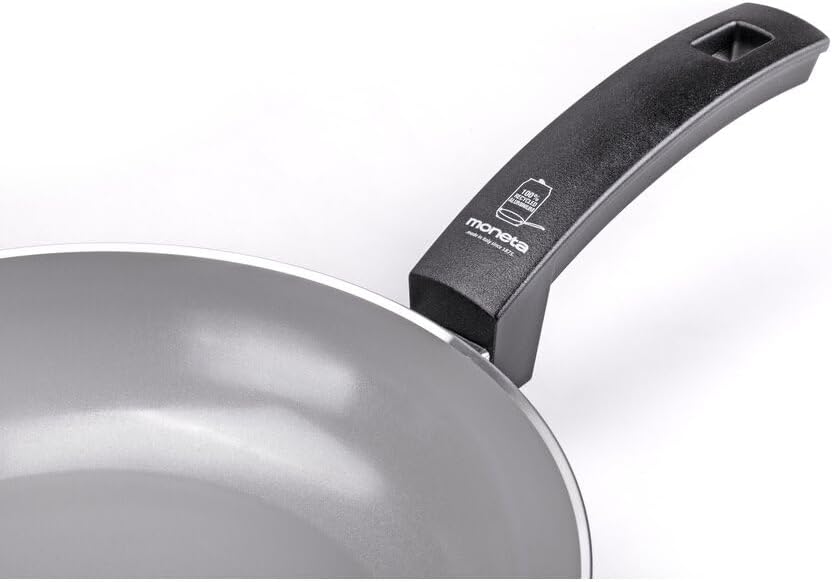 Moneta Innova Pfannenset 20 + 26 cm, FineGres natürliche Beschichtung (kein PFAS), auch für Induktio