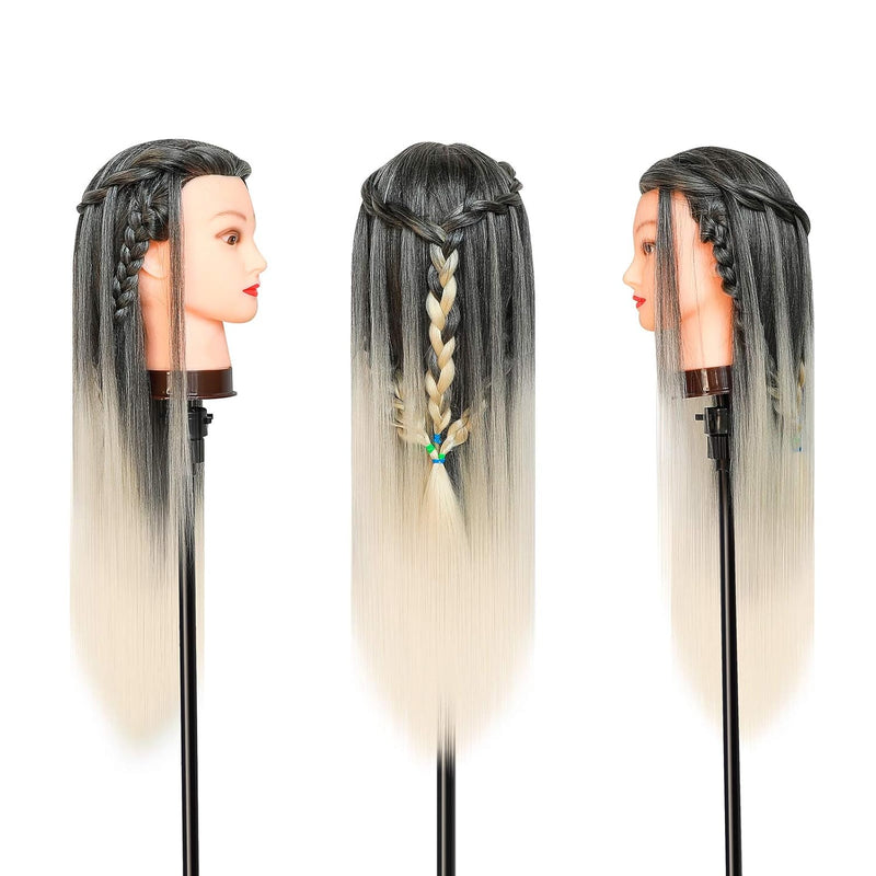 Trainingsköpfe 100% von dem Hochtemperaturfaser Haar Hairdressing Cosmetology Mannequin Frisierkopf