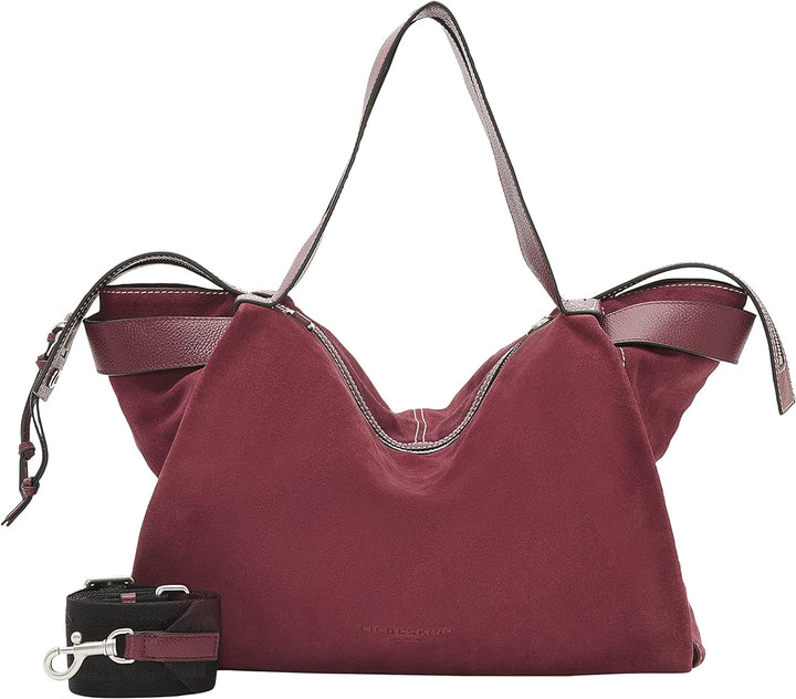 Liebeskind Damen Gray5 Suede Satchel L Peony, Peony