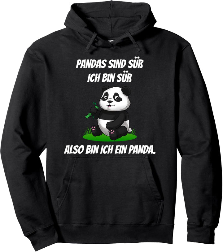 Pandas Sind Süss Ich Bin Süss Pandabär Panda Pullover Hoodie