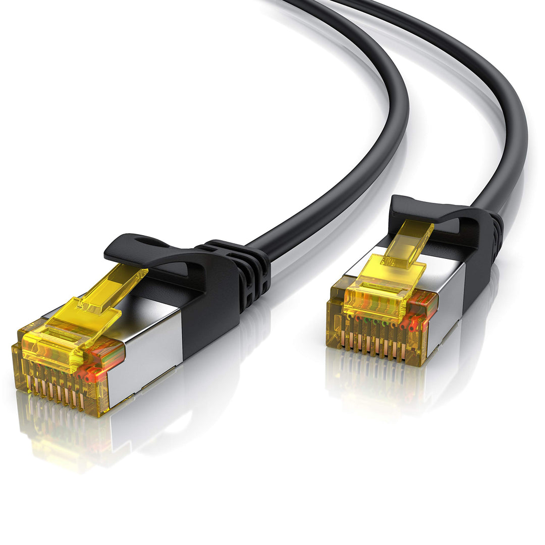 CSL - Cat 7 Netzwerkkabel Slim - 15m - Patchkabel – RJ45 – LAN Ethernet Gigabit Kabel – 10000 Mbit –