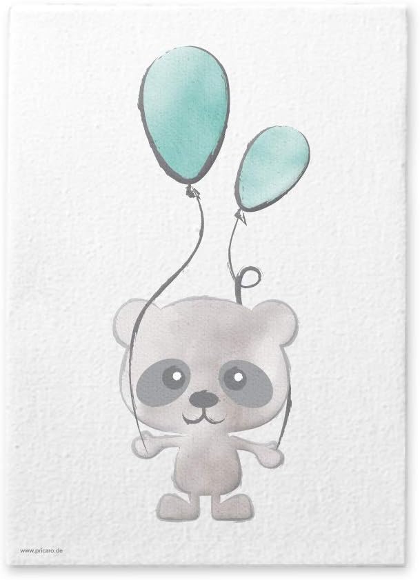 PRICARO Leinwand "Tierkinder", 20 x 30 cm, 3er Set