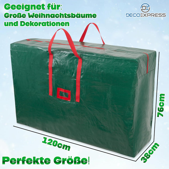 Weihnachtsbaum Aufbewahrungstasche, Xmas Baumtasche mit Reissverschluss &amp; Tragegriffen, Sicheren Lag