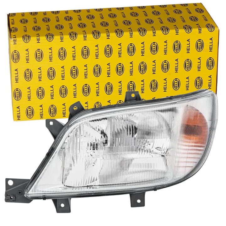 HELLA 1EH 008 010-011 Halogen-Hauptscheinwerfer - links - für u.a. Mercedes-Benz Sprinter 3-T Chassi
