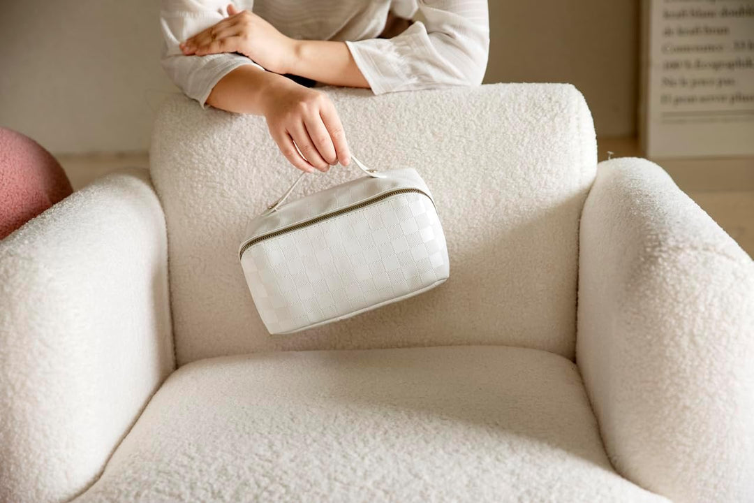 Grosse tragbare Make-up-Tasche, tragbare Reise-Kosmetiktasche für Frauen und Mädchen, Geschenk, Make