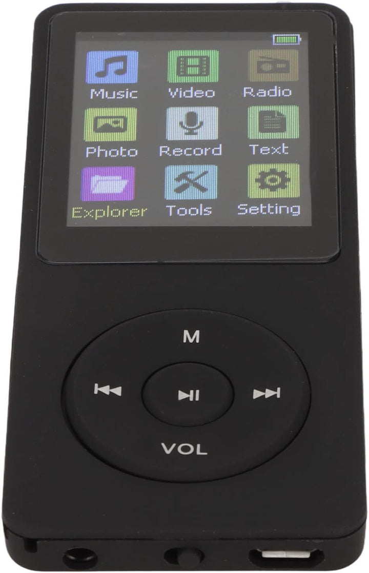MP3-MP4-Player für, Unterstützt TF-Karte, Schlanker 1,8-Zoll-LCD-MP3-MP4-Player, Media-Musik-Player