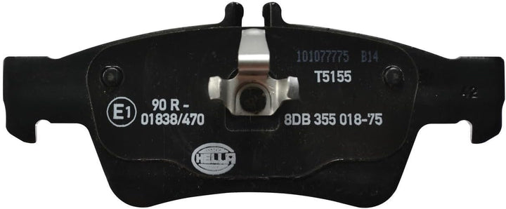 HELLA PAGID 8DB 355 018-751 Bremsbelagsatz - T5155 - Dicke/Stärke: 16.8mm - Bremssystem: Teves - für