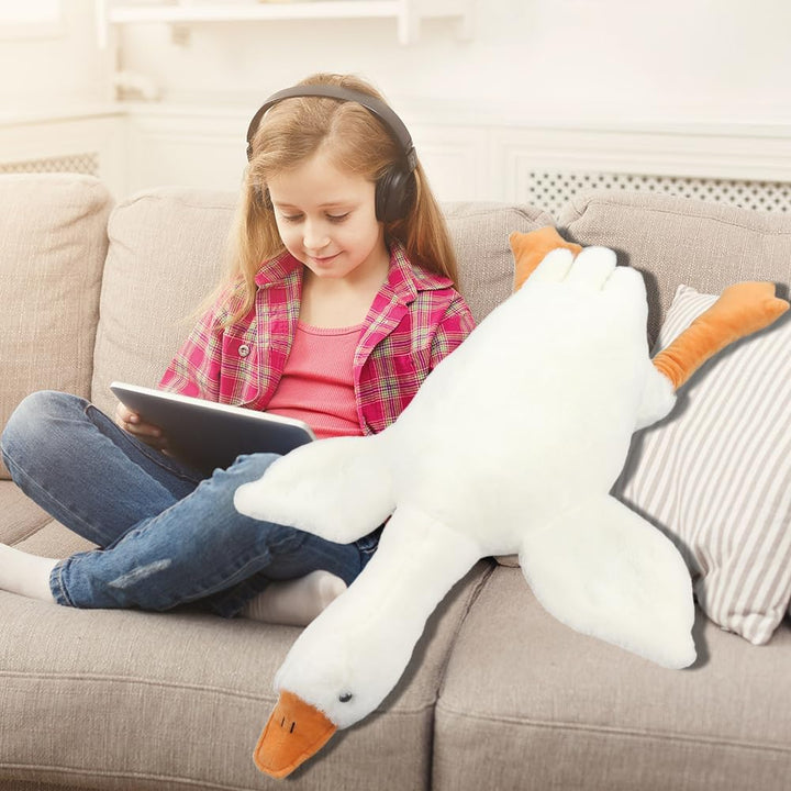 Schwan Stofftier, Gans Plüsch Stuffed Toy Riesige Plüschtiere Ente Puppe Weiches Kuscheltier Schlafk