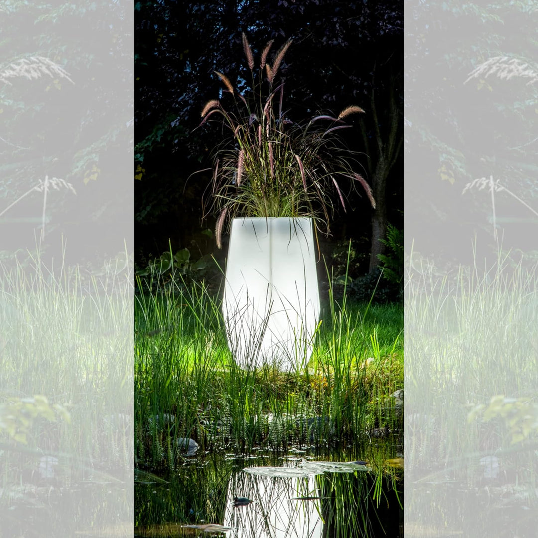 Monumo®️ Leuchtender Blumentopf Gross 71 cm x 46 cm x 46 cm | geeignet für Haus, Büro, Garten, Patio