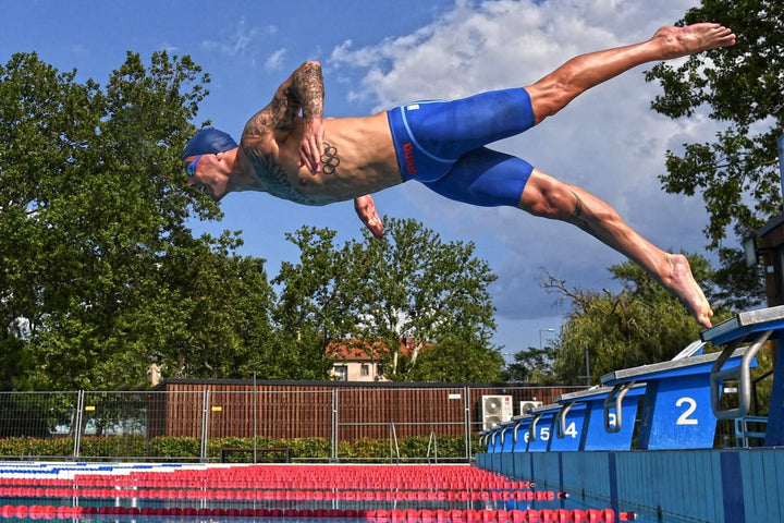 arena Tracks Anti-Fog Wettkampf Schwimmbrille Unisex für Erwachsene, Schwimmbrille mit UV-Schutz, 4