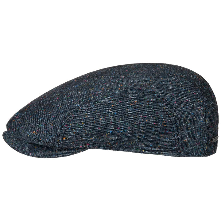Stetson Donegal Colour Spots Flatcap - Zeitlose Schirmmütze - Klassische Form - Cap in Seiden-Wollmi