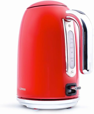 Wasserkocher 1.7l 2200w rot - dod180r Rot Einzigartig, Rot Einzigartig