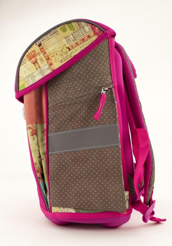 Anekke Ergo Schulranzen/Ergonomic Backpack FIDLOCK Rucksack 18AN-902-SW-F, 42 cm, 23 L, Sweet