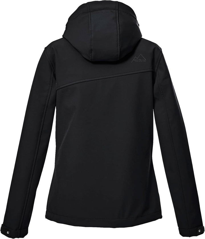 Killtec Mädchen Kow 168 Grls Sftshll Jckt Softshelljacke mit Kapuze/Outdoorjacke ist wasserabweisend