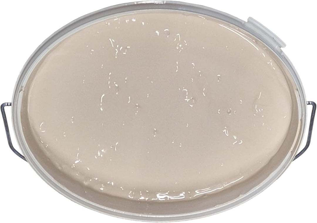 derendo Fassadenfarbe beige 5l mit EXTRA hohem Wetterschutz, matte silikonharzverstärkte Fassaden Fa