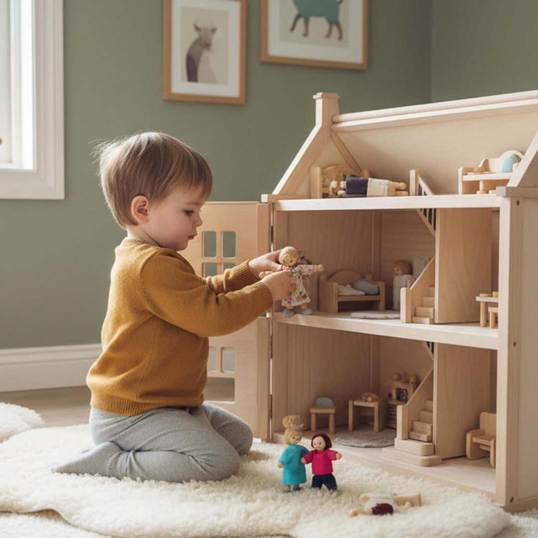 PlanToys 13571420 - Moderne Puppenfamilie