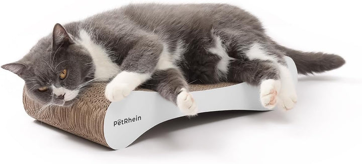 Cloud Paw Katzen Kratzbrett – Ergonomische Wellenform, Beidseitig nutzbar, Robuste Wabenstruktur Kra