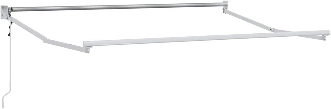 vidaXL Ausziehbare Markise Anthrazit 2,5 x 2 m Polyester und Metall, Anthrazit 2,5 x 2 m