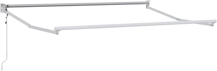 vidaXL Ausziehbare Markise Anthrazit 2,5 x 2 m Polyester und Metall, Anthrazit 2,5 x 2 m