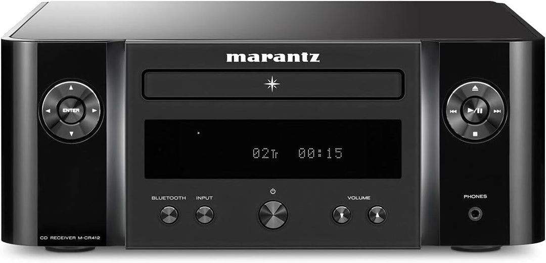 Marantz Melody (M-CR412) HiFi Anlage, CD-Player, DAB+ Radio, Bluetooth, 2 Optische TV-Eingänge, USB-