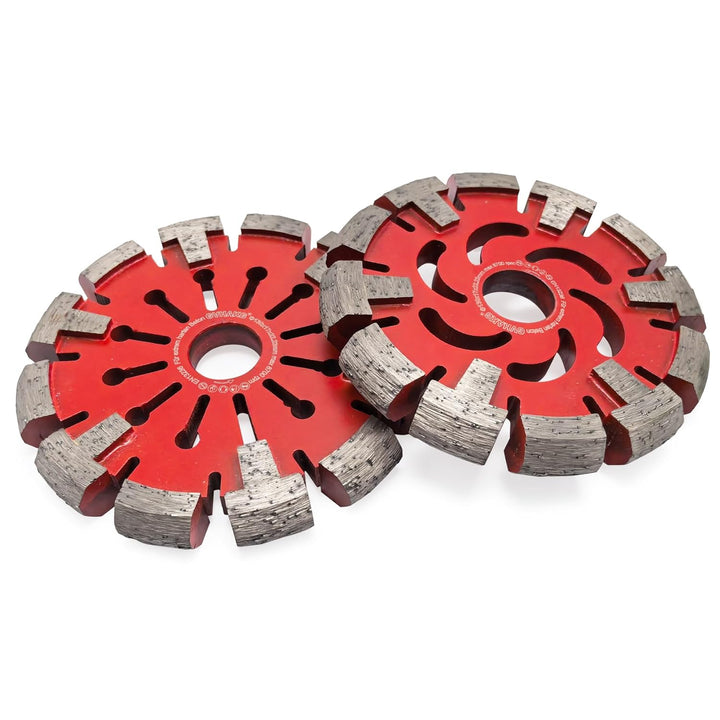 Diamant Frässcheibe 130mm, 17 mm Räumscheibe für Fussbodenheizung Sehr Harten Estrich, Sehr Harte Be