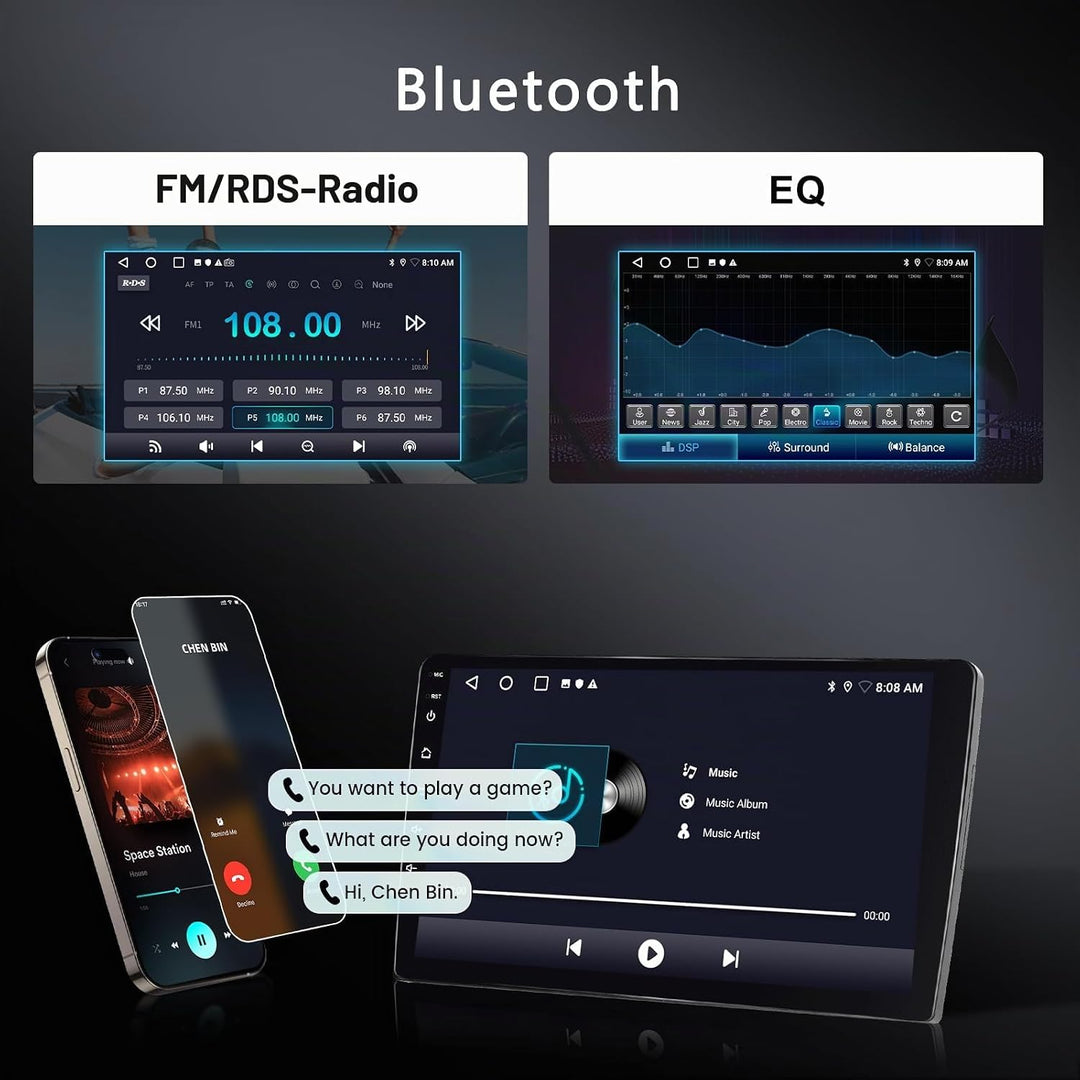 2GB 64GB Android Autoradio für Audi A6 C5 1997-2004 S6 1999-2004 RS6 2002-2006 mit Wireless Carplay