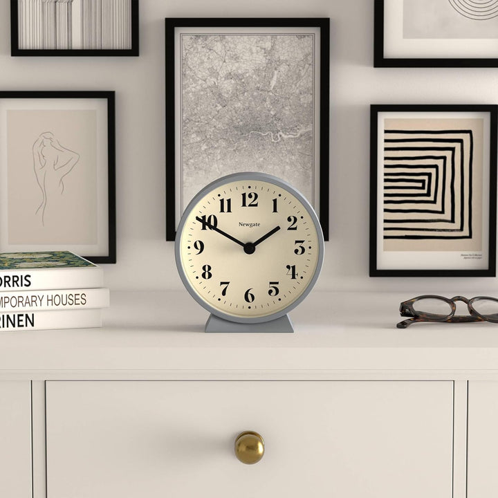 NEWGATE® Theater-Kaminuhr – leiser Sweep "No Tick" Kaminuhr – kleine Kaminuhren – minimalistisches Z