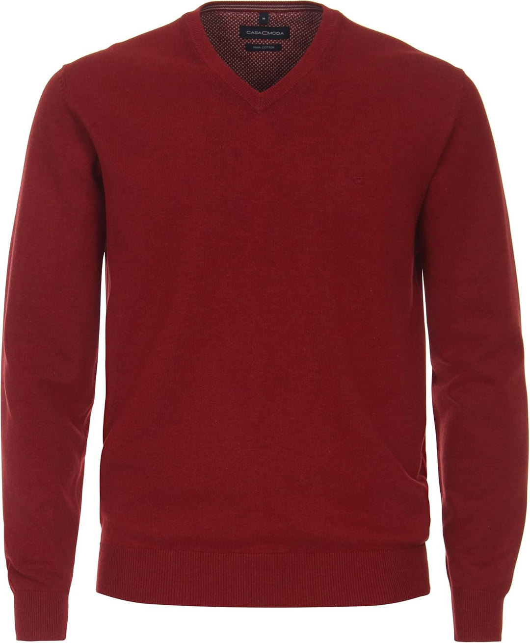 CASAMODA Herren Pullover M Mittelrot, M Mittelrot