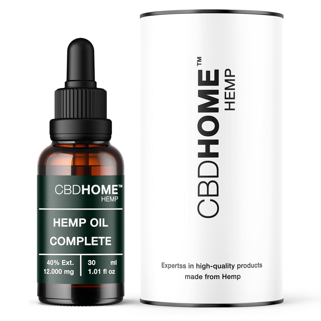 Hanföl 40% Max - 30 ml - Basis aus bio-zertifiziertem Kokosöl und Hanfsamenöl - Kaltgepresst - Ohne