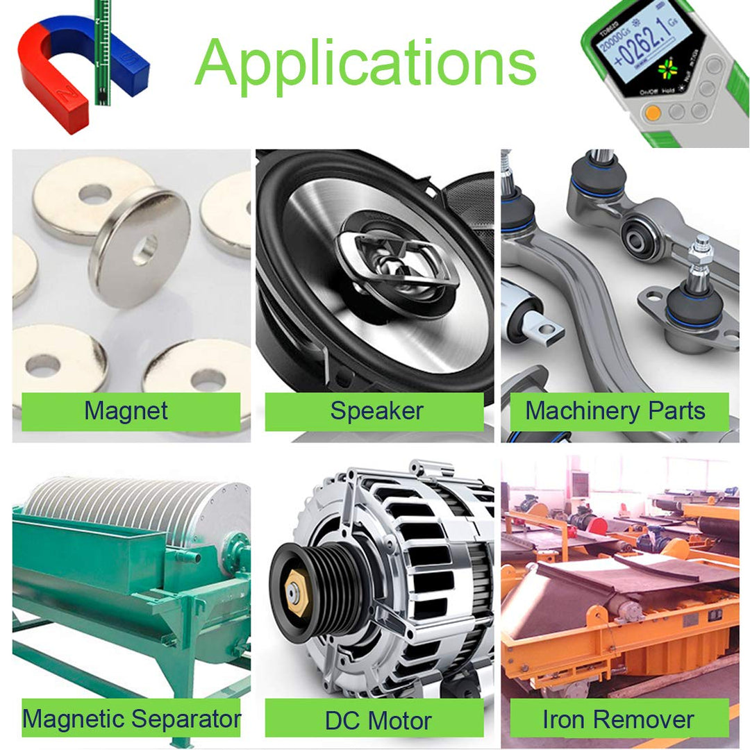 Toplionace Handheld Digitales Gauss Messgerät Hohe Präzision TD8620 Gaussmeter Fluxmeter Oberfläche