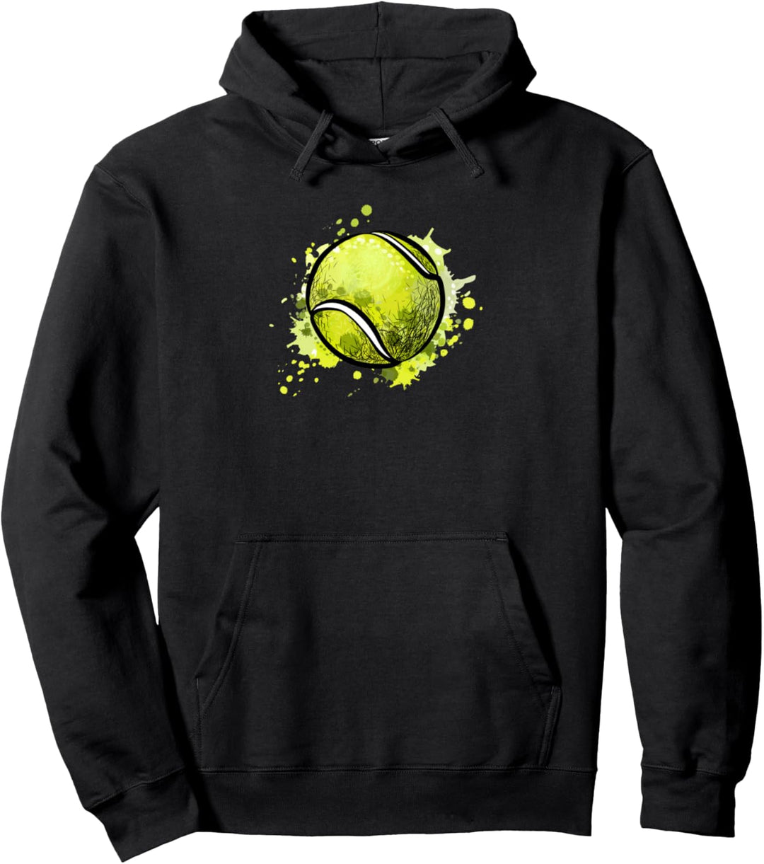 Tennisball Tennisspieler Tennis Pullover Hoodie
