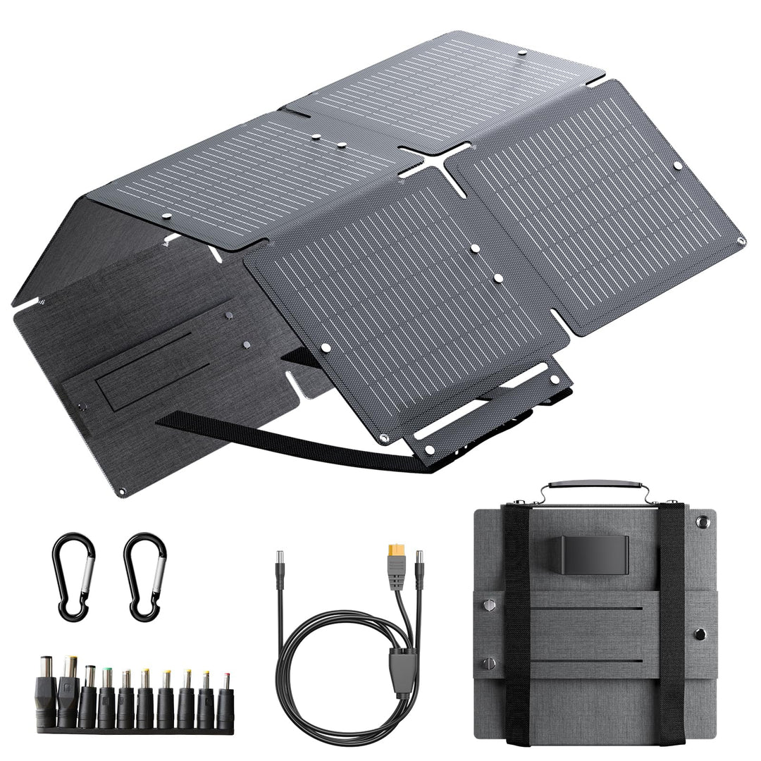 60W Solarpanel Faltbares, IP67 Wasserdichtes Tragbares Solar-Ladegerät, Handy Solar Panel Im Freien,
