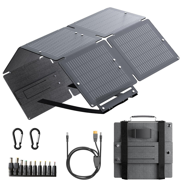60W Solarpanel Faltbares, IP67 Wasserdichtes Tragbares Solar-Ladegerät, Handy Solar Panel Im Freien,
