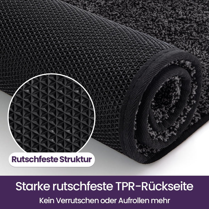 DEXI Fussmatte Innen 120 x 180 cm, rutschfeste Schmutzfangmatte, Maschinenwaschbare Fussmatte, Saugs