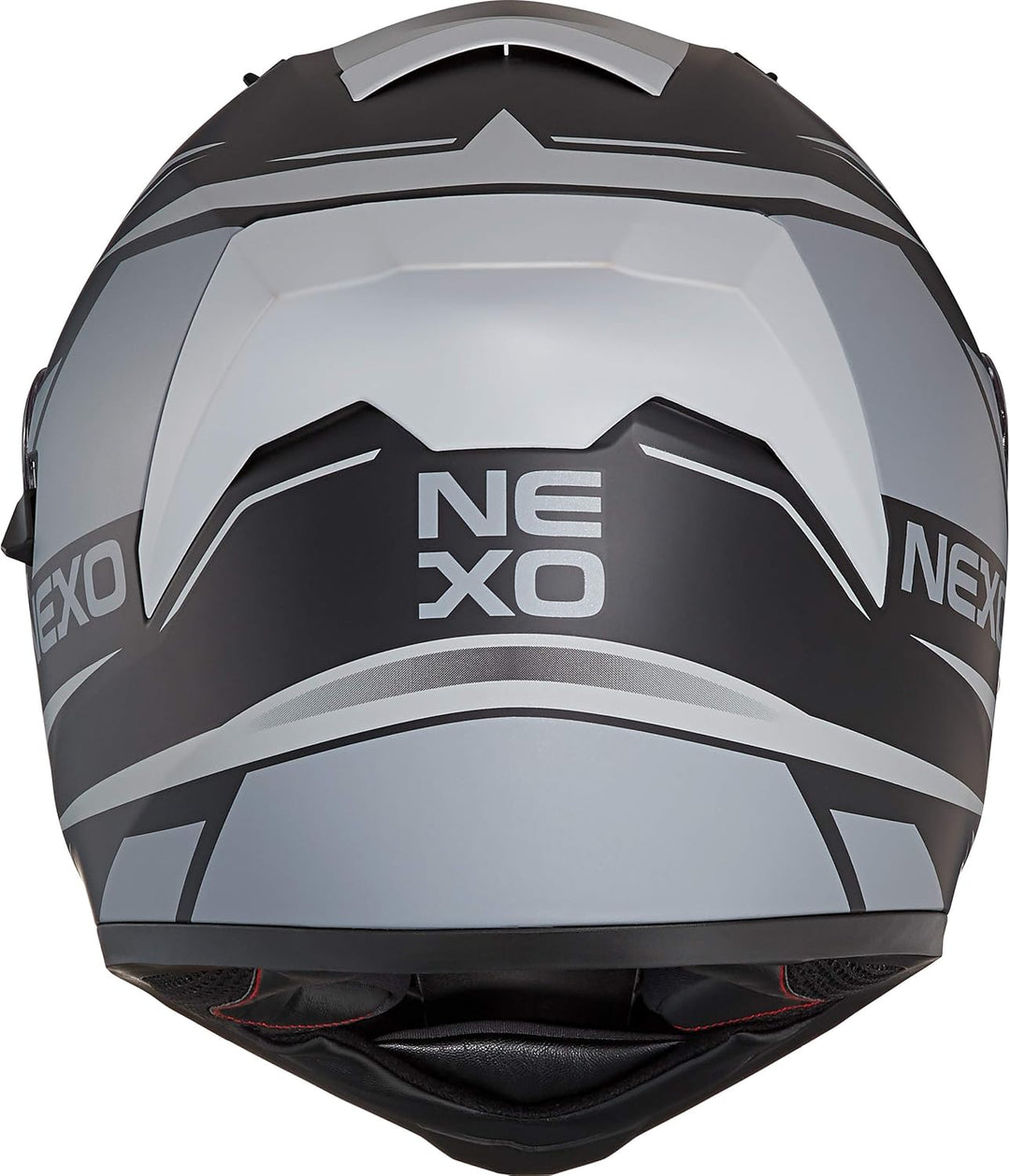 Nexo Integralhelm Sport II - Kratzfeste Visierung - Thermoplast - Belüftung Grau XL, Grau XL